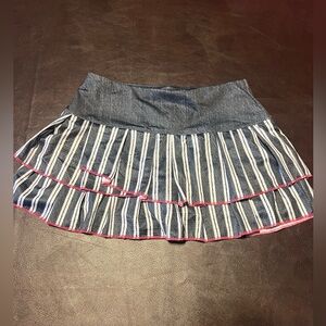 Striped Tennis Skirt
